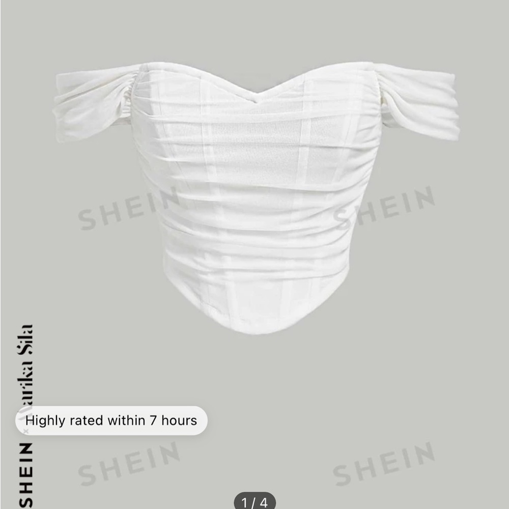 NWT SHEIN corset top